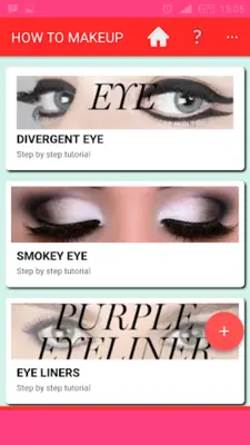 HOW TO MAKEUP android App screenshot 2