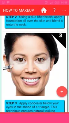 HOW TO MAKEUP android App screenshot 6